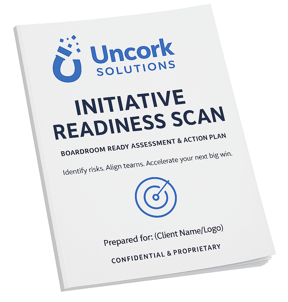Initiative Readiness Scan sample booklet